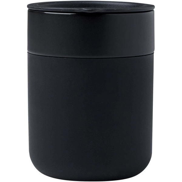 Immagine Bicchiere in ceramica con involucro in silicone e coperchio in plastica da 330 ml Java