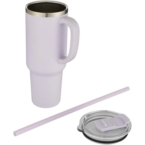 Immagine Tazza con isolamento sottovuoto in rame a doppia parete certificata RCS con cannuccia da 1200 ml Sydney