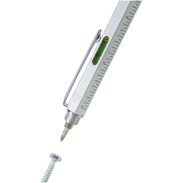 Immagine Penna multifunzione in alluminio riciclato Dora (inchiostro nero)