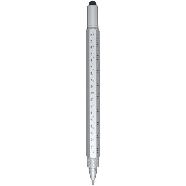 Immagine Penna multifunzione in alluminio riciclato Dora (inchiostro nero)