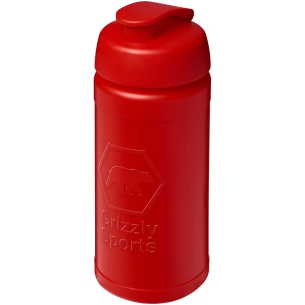 Immagine Borraccia sportiva in materiale riciclato con coperchio a scatto da 500 ml Baseline Rise