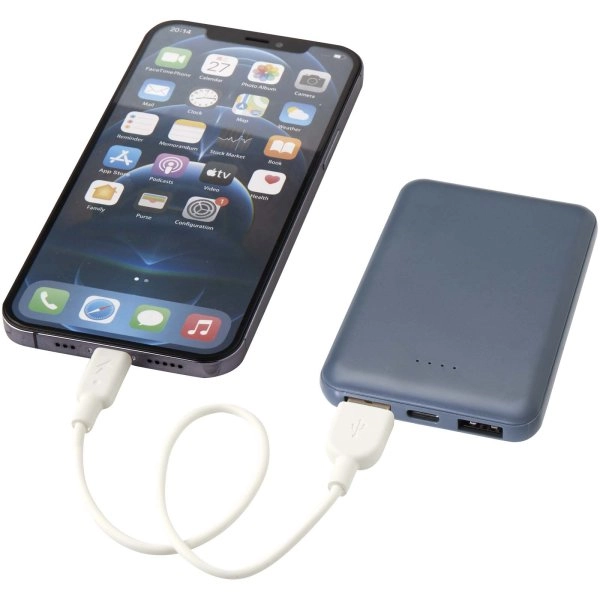 Immagine Power bank da 5000 mAh di Tipo C in plastica riciclata Asama