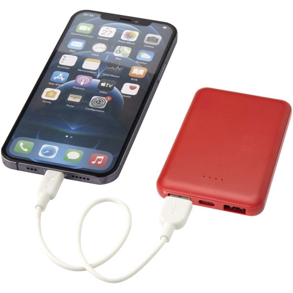 Immagine Power bank da 5000 mAh di Tipo C in plastica riciclata Asama