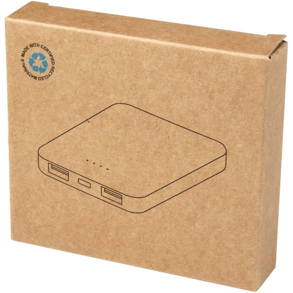 Immagine Power bank da 5000 mAh di Tipo C in plastica riciclata Asama