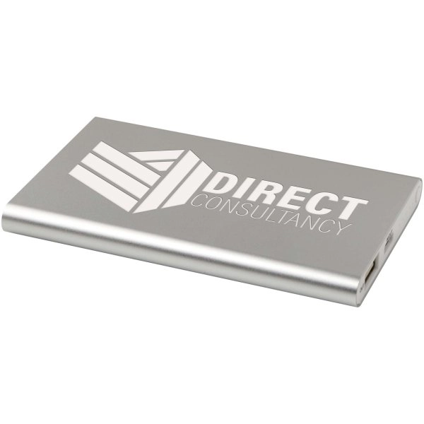 Immagine Power bank in alluminio riciclato da 4000 mAh tipo C Pep 