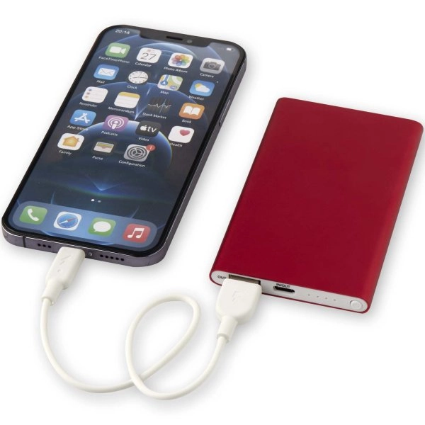 Immagine Power bank in alluminio riciclato da 4000 mAh tipo C Pep 