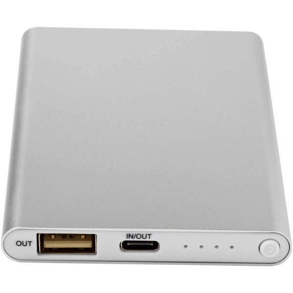 Immagine Power bank in alluminio riciclato da 4000 mAh tipo C Pep 