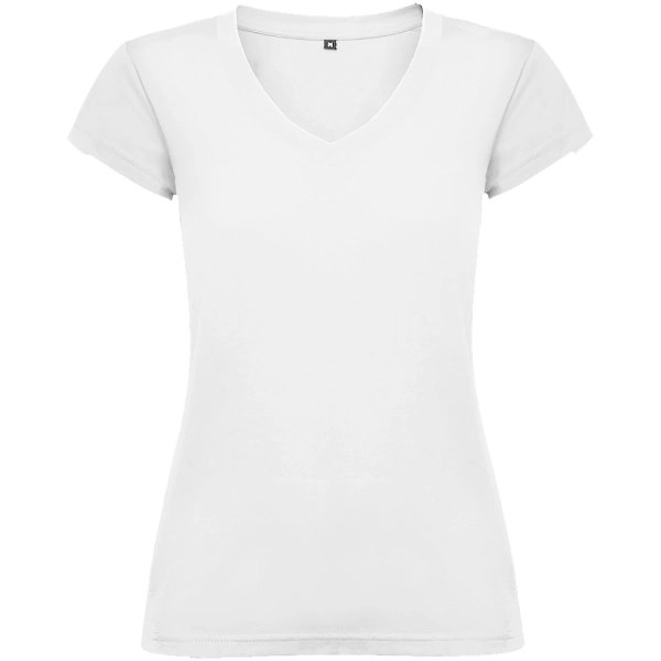 Immagine T-shirt a maniche corte con scollo a V da donna Victoria