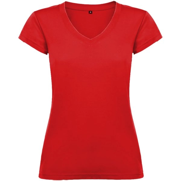 Immagine T-shirt a maniche corte con scollo a V da donna Victoria
