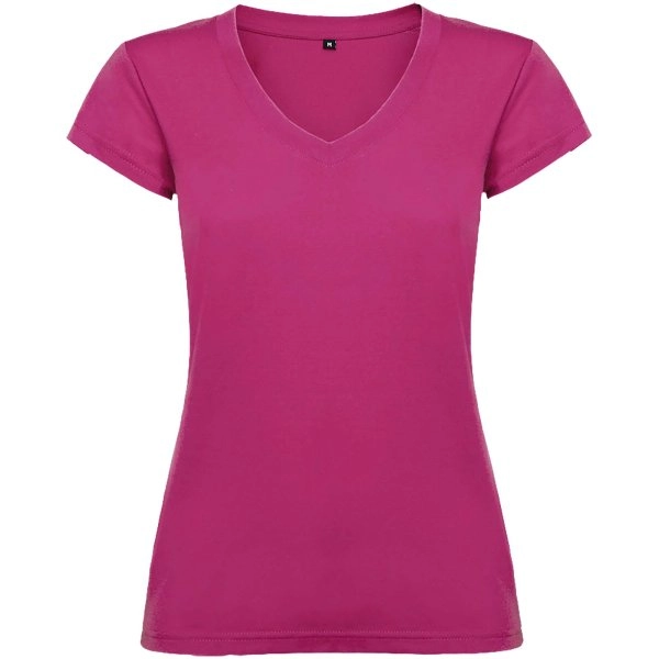 Immagine T-shirt a maniche corte con scollo a V da donna Victoria