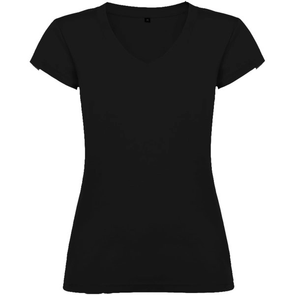 Immagine T-shirt a maniche corte con scollo a V da donna Victoria