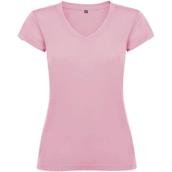 Immagine T-shirt a maniche corte con scollo a V da donna Victoria