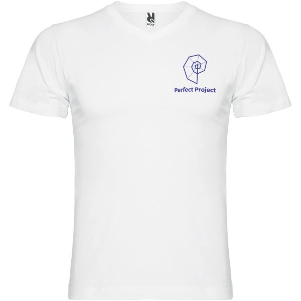 Immagine T-shirt a maniche corte con scollo a V da uomo Samoyedo