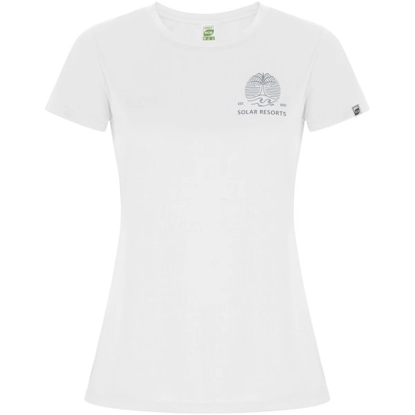 Immagine T-shirt sportiva a maniche corte da donna Imola