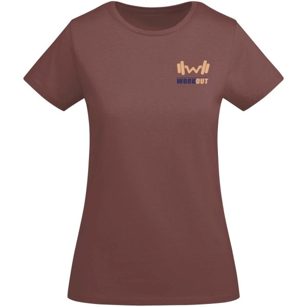 Immagine T-shirt a maniche corte in cotone biologico da donna Breda