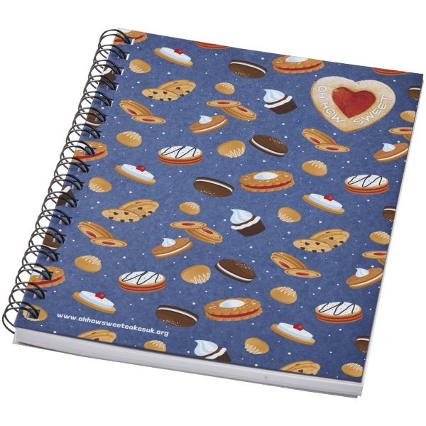 Immagine Blocco note A6 colorato con spirale Desk-Mate®