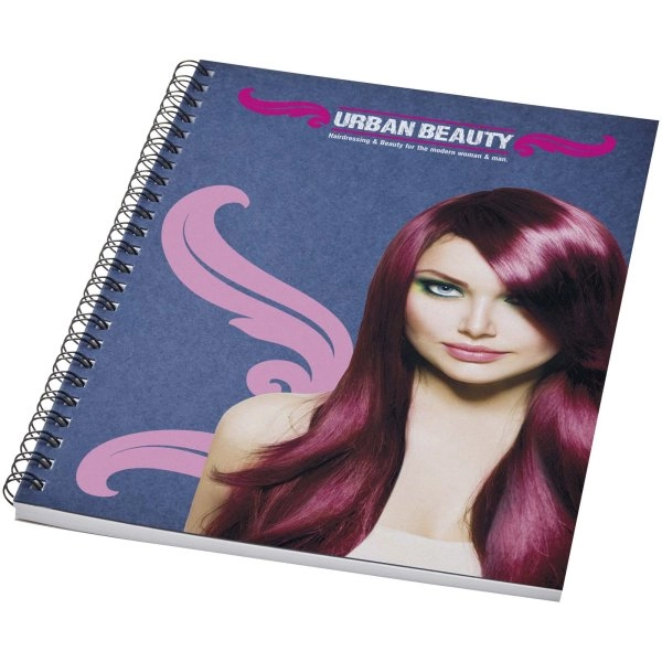 Immagine Blocco note A5 colorato con spirale Desk-Mate®