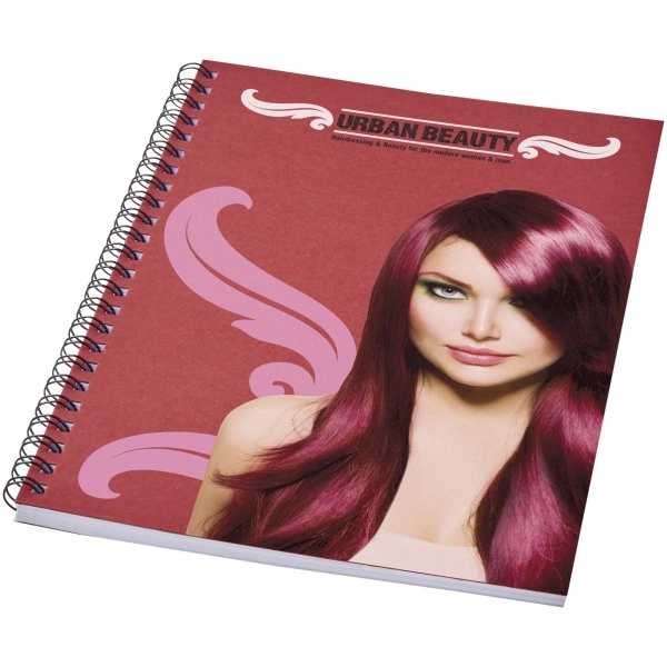 Immagine Blocco note A5 colorato con spirale Desk-Mate®