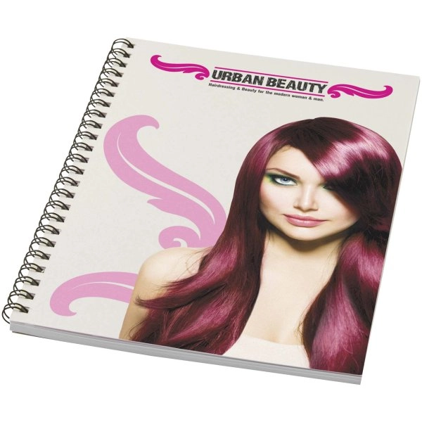 Immagine Blocco note A5 colorato con spirale Desk-Mate®