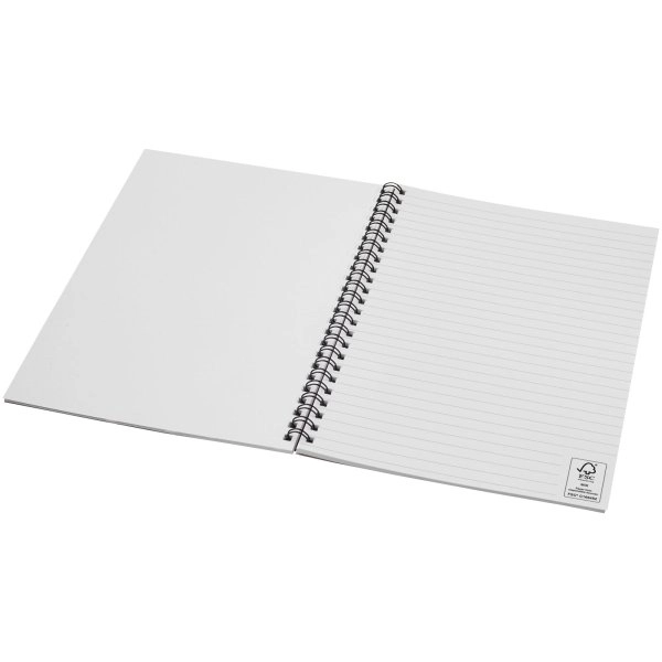 Immagine Blocco note A5 colorato con spirale Desk-Mate®