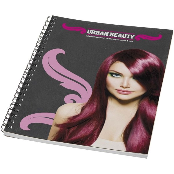 Immagine Blocco note A5 colorato con spirale Desk-Mate®