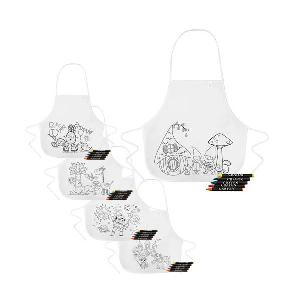 GREMBIULE BIMBO CHISPI( PACK 5)