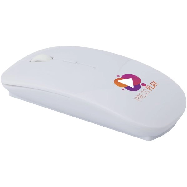 Immagine Mouse wireless in plastica riciclata certificata RCS Menlo 