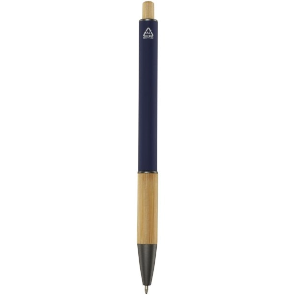 Immagine Penna a sfera in alluminio riciclato Darius (inchiostro nero)