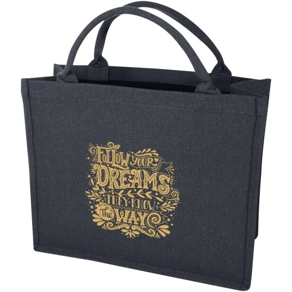 Immagine Tote bag per libri in materiale riciclato da 500 g/m² Page Aware™