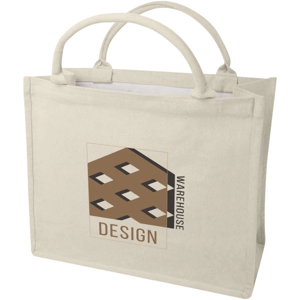 Immagine Tote bag per libri in materiale riciclato da 500 g/m² Page Aware™