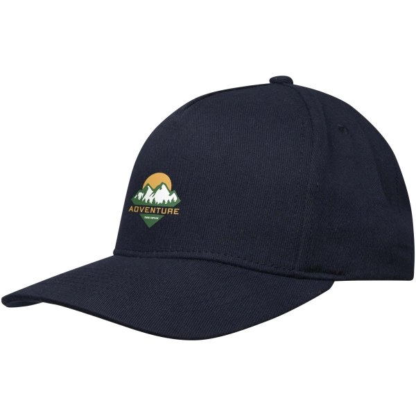 Immagine Cappellino in tessuto riciclato Aware™ a 5 pannelli Onyx