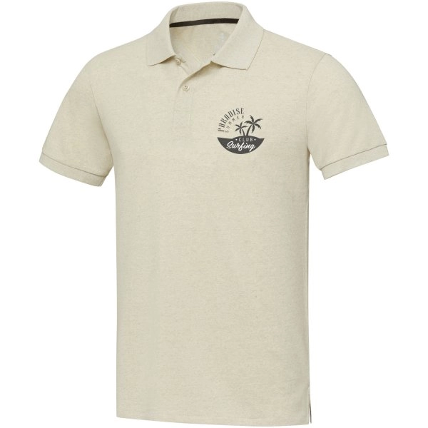 Immagine Polo unisex a maniche corte in tessuto riciclato Emerald Aware™