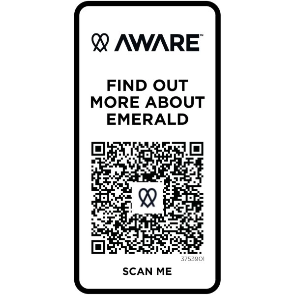 Immagine Polo unisex a maniche corte in tessuto riciclato Emerald Aware™