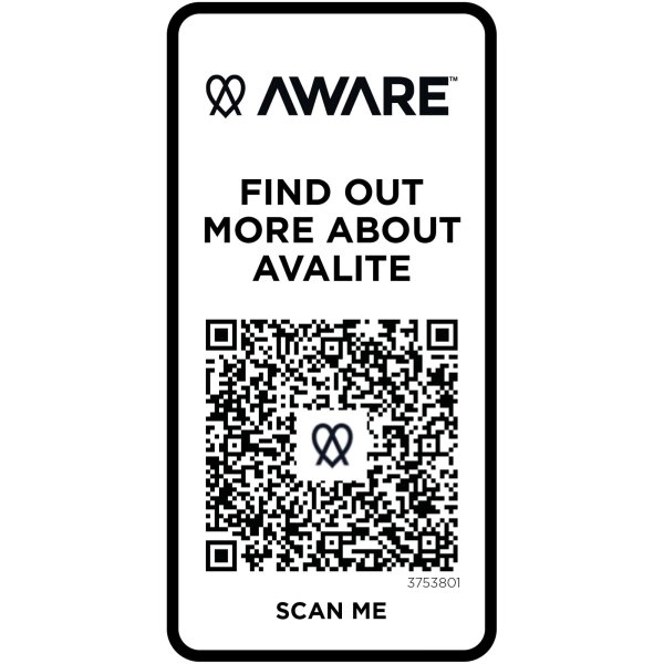 Immagine T-shirt in tessuto riciclato a maniche corte unisex Avalite Aware™