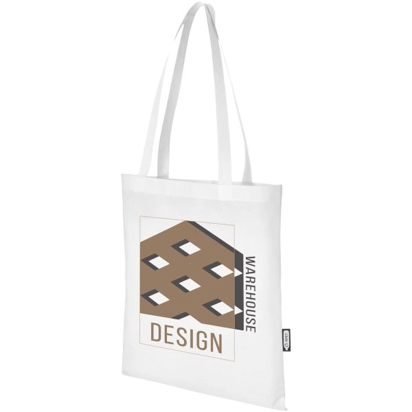 Immagine Tote bag convention in tessuto non tessuto riciclato certificato GRS Zeus 6l