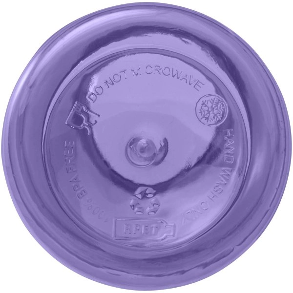 Immagine Borraccia in plastica riciclata certificata RCS da 400 ml con moschettone Oregon