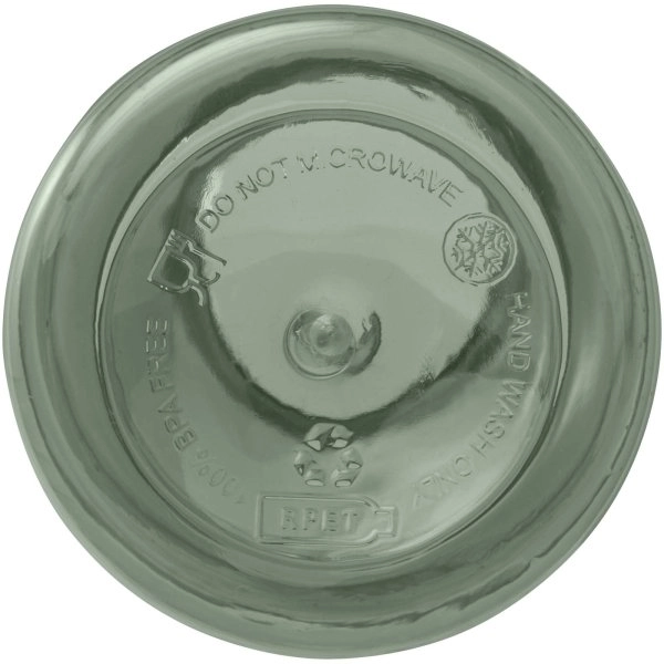 Immagine Borraccia in plastica riciclata certificata RCS da 400 ml con moschettone Oregon