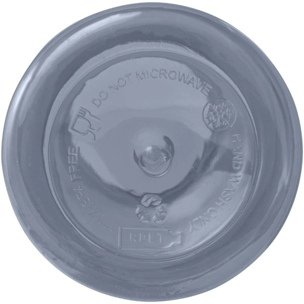 Immagine Borraccia in plastica riciclata certificata RCS da 400 ml con moschettone Oregon