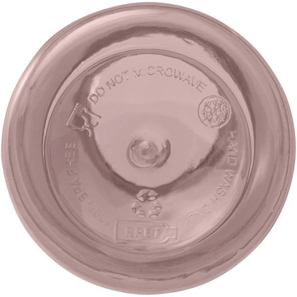 Immagine Borraccia in plastica riciclata certificata RCS da 400 ml con moschettone Oregon