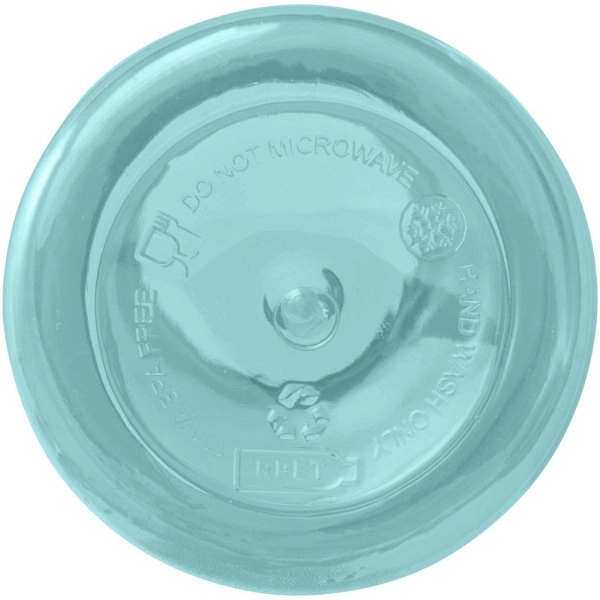 Immagine Borraccia in plastica riciclata certificata RCS da 400 ml con moschettone Oregon