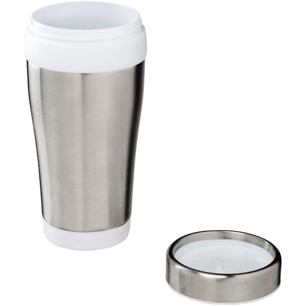 Immagine Bicchiere termico in acciaio inossidabile riciclato certificato RCS da 410 ml Elwood 