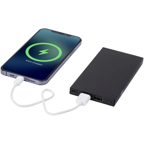 Immagine Power bank in alluminio riciclato da 5000 mAh Connect 