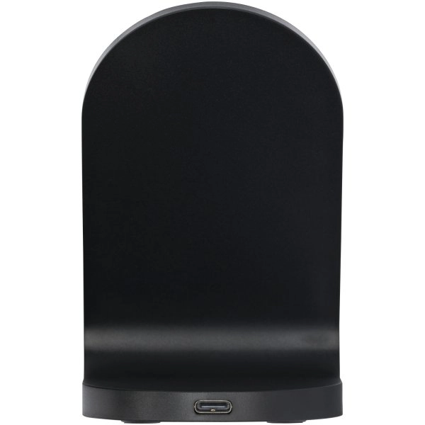 Immagine Stazione di ricarica in plastica riciclata RCS a doppia bobina da 15 W Loop