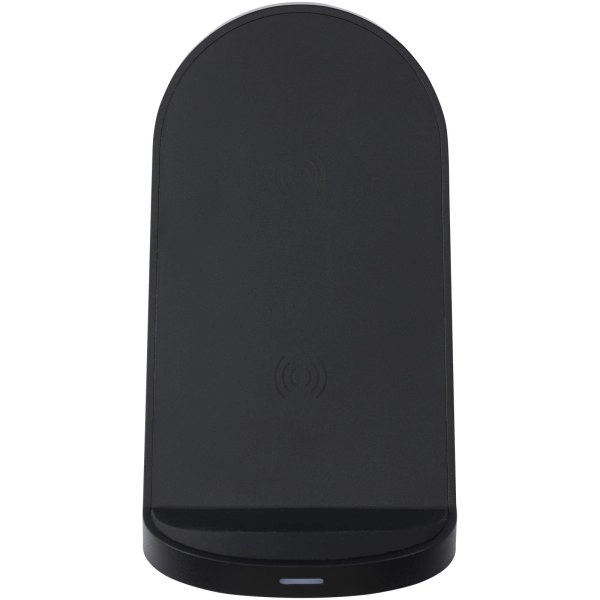 Immagine Stazione di ricarica in plastica riciclata RCS a doppia bobina da 15 W Loop