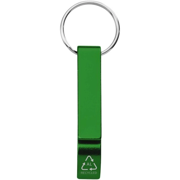 Immagine Portachiavi con apribottiglie e apriscatole in alluminio riciclato RCS Tao 