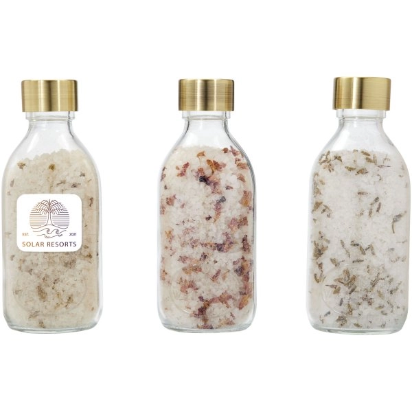 Immagine Set regalo di sali da bagno 3 pezzi da 200 ml Wellmark Just Relax