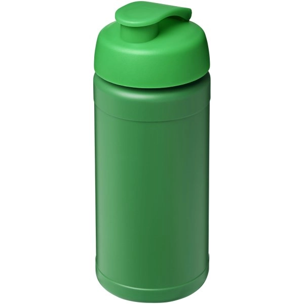 Immagine Borraccia sportiva in materiale riciclato con coperchio a scatto da 500 ml Baseline