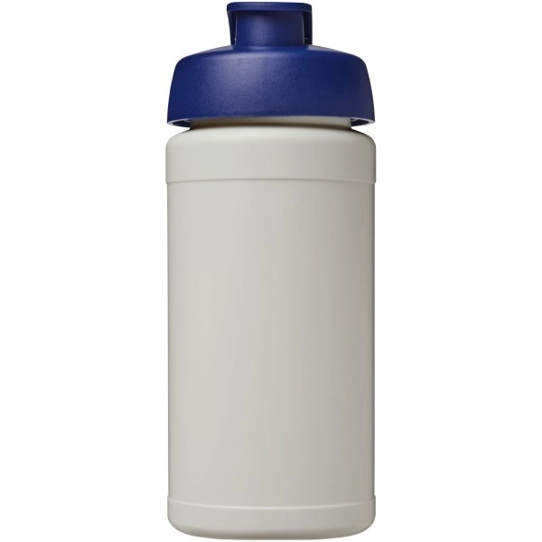 Immagine Borraccia sportiva in materiale riciclato con coperchio a scatto da 500 ml Baseline
