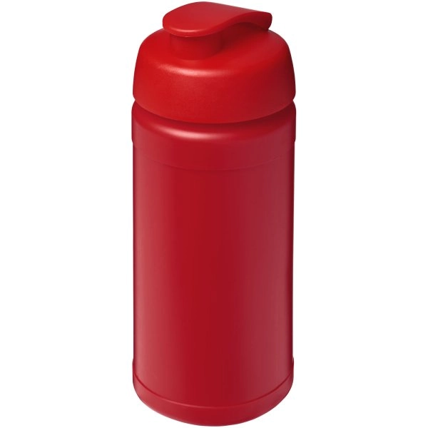Immagine Borraccia sportiva in materiale riciclato con coperchio a scatto da 500 ml Baseline
