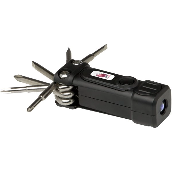 Immagine Set di cacciaviti 8 in 1 con torcia in plastica riciclata RCS Octo